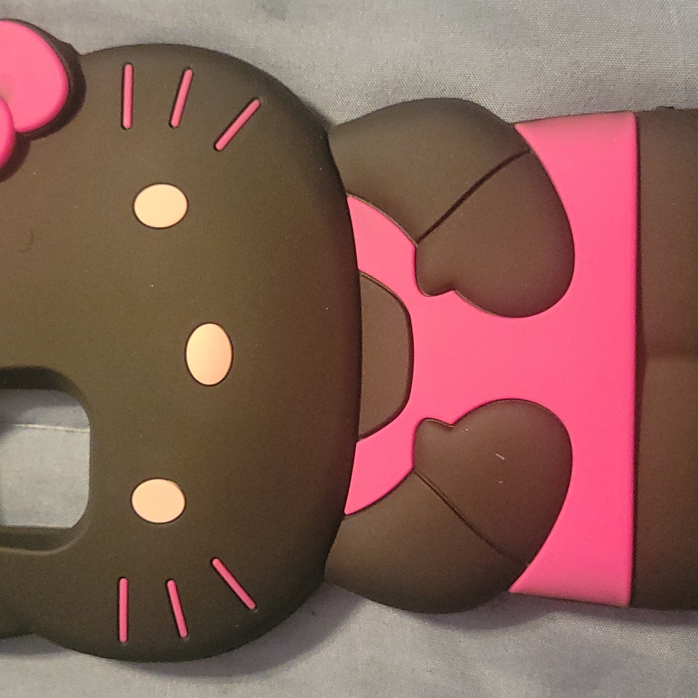 Cute Pink and Black Camera Case